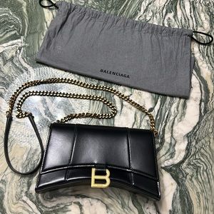 Balenciaga hourglass chain bag